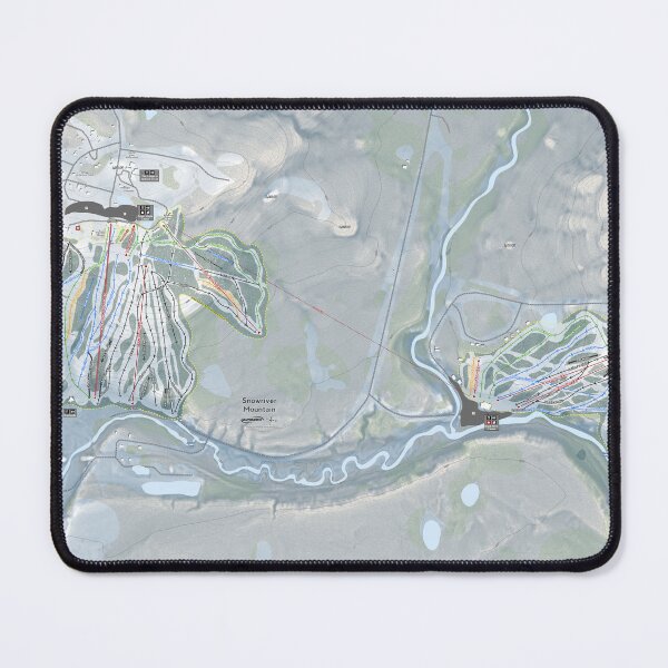 Item preview, Snowriver Mountain Resort Trail Map designed and sold by Mapsynergy.