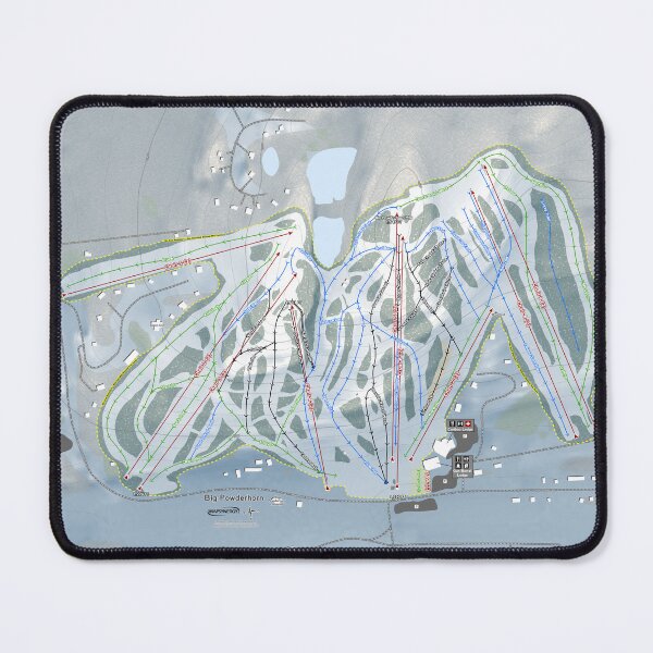 Item preview, Big Powderhorn Resort Trail Map designed and sold by Mapsynergy.