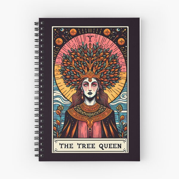 Item preview, The Tree Queen Tarot Card - Spirituality T-shirt designed and sold by goshirtify.