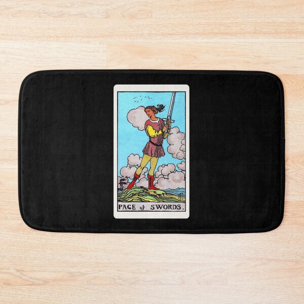 Item preview, Card #60 - Page Of Swords - Rider Waite Smith Tarot designed and sold by ABSTRACT-IVISM.
