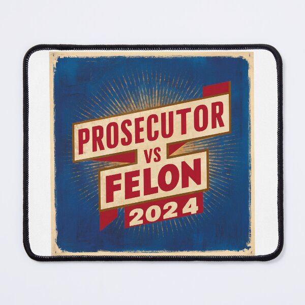 Item preview, Kamala Harris 2024 | Prosecutor vs Felon 2024 | Childless Cat Lady designed and sold by RedCircleArt.