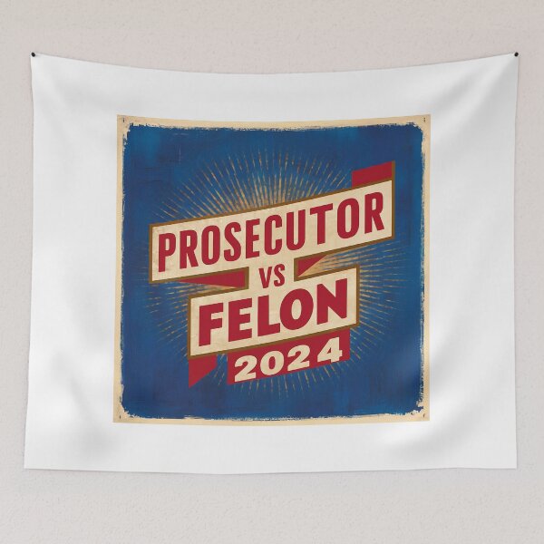 Item preview, Kamala Harris 2024 | Prosecutor vs Felon 2024 | Childless Cat Lady designed and sold by RedCircleArt.
