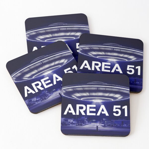 Item preview, UFO Flying Over Area 51 designed and sold by TheArtOfPat.