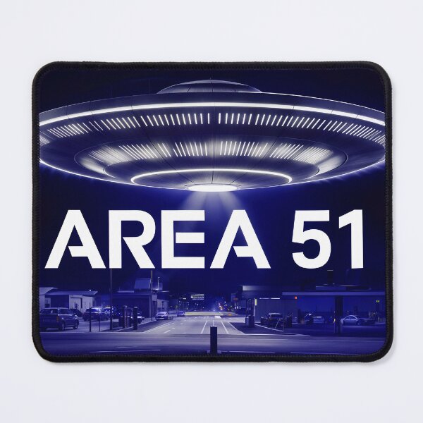 Item preview, UFO Flying Over Area 51 designed and sold by TheArtOfPat.