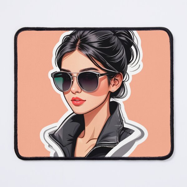 Item preview, Casual Lady With Black Hair and Outfit designed and sold by MadnessEnvelope.