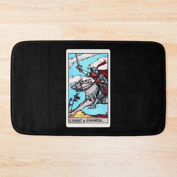 Item preview, Card #61 - Knight Of Swords - Rider Waite Smith Tarot designed and sold by ABSTRACT-IVISM.