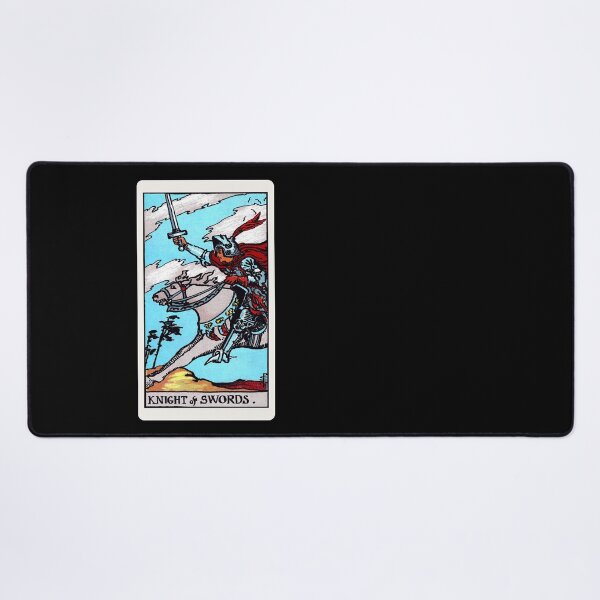 Item preview, Card #61 - Knight Of Swords - Rider Waite Smith Tarot designed and sold by ABSTRACT-IVISM.