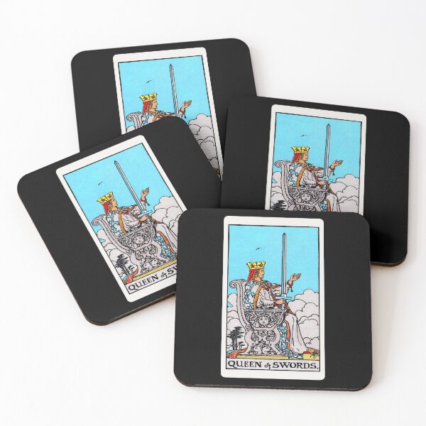 Item preview, Card #62 - Queen Of Swords - Rider Waite Smith Tarot designed and sold by ABSTRACT-IVISM.