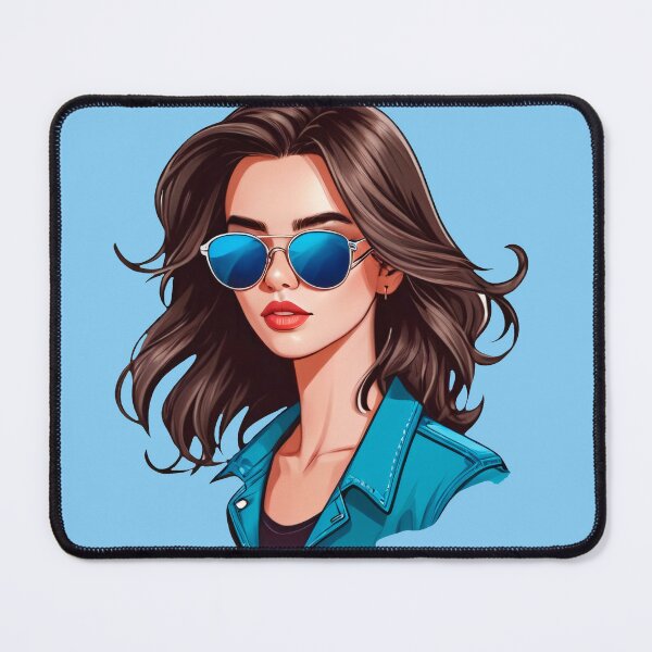 Item preview, Casual Lady in Blue designed and sold by MadnessEnvelope.