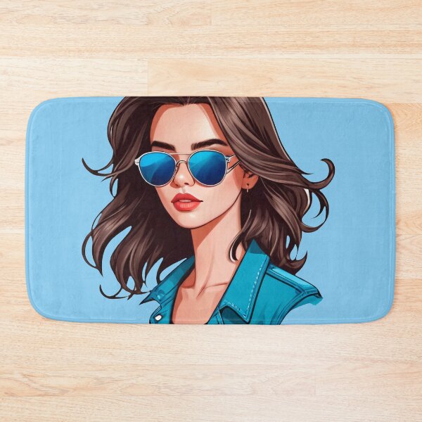 Item preview, Casual Lady in Blue designed and sold by MadnessEnvelope.