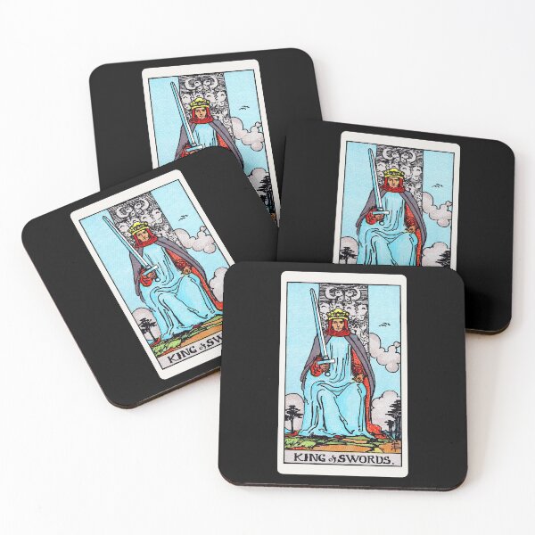 Item preview, Card #63 - King Of Swords - Rider Waite Smith Tarot designed and sold by ABSTRACT-IVISM.