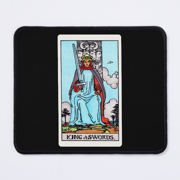 Item preview, Card #63 - King Of Swords - Rider Waite Smith Tarot designed and sold by ABSTRACT-IVISM.