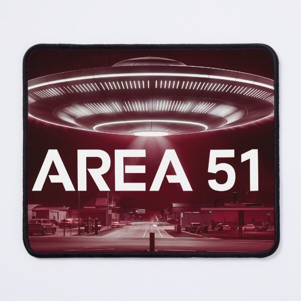 Item preview, UFO Flying Over Area 51 designed and sold by TheArtOfPat.