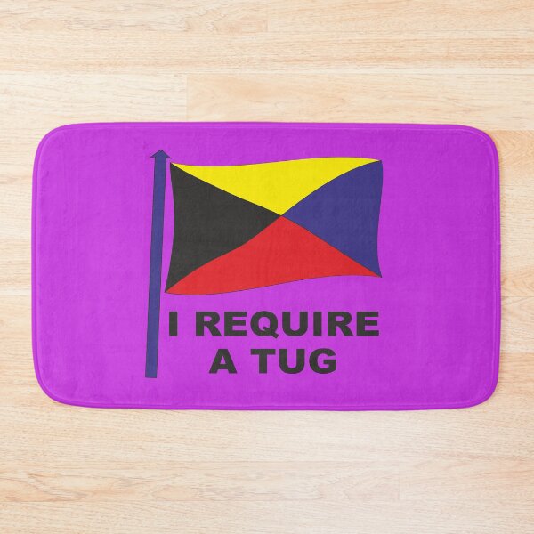 Item preview, I Require a Tug: Maritime Signal Flag Zulu designed and sold by Ahabs-Locker.