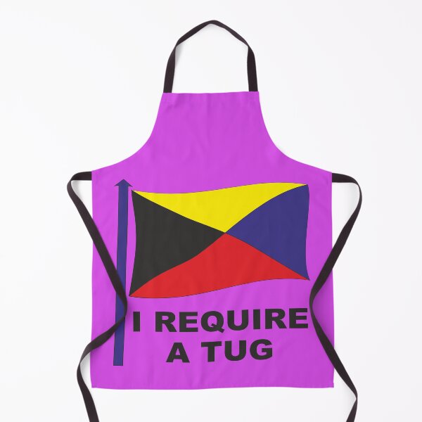 Item preview, I Require a Tug: Maritime Signal Flag Zulu designed and sold by Ahabs-Locker.