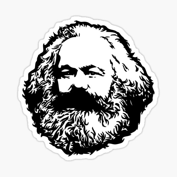 Karl Marx Pegatina