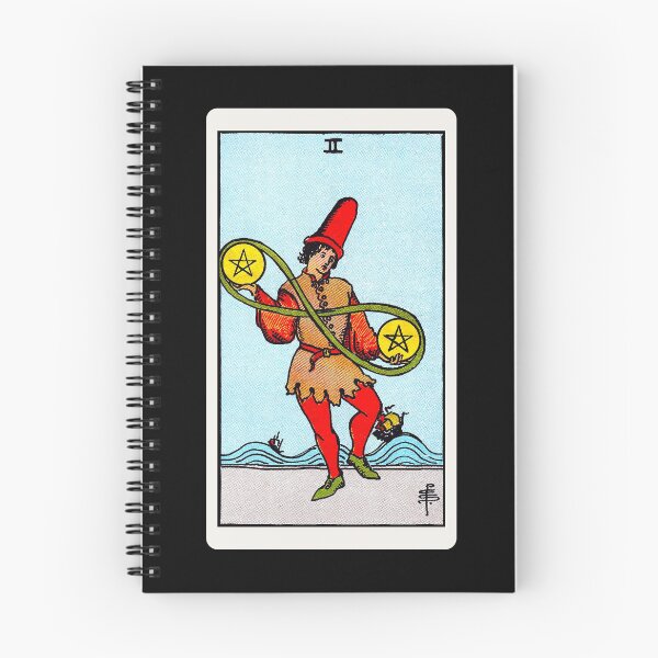 Item preview, Card #65 - Two Of Pentacles - Rider Waite Smith Tarot designed and sold by ABSTRACT-IVISM.