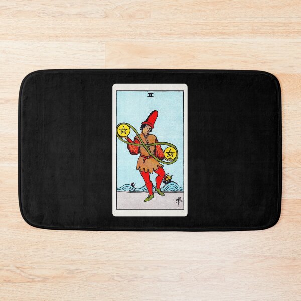 Item preview, Card #65 - Two Of Pentacles - Rider Waite Smith Tarot designed and sold by ABSTRACT-IVISM.