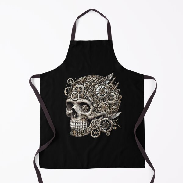 Item preview, Steampunk Skull 5 designed and sold by LaNadaYFundante.