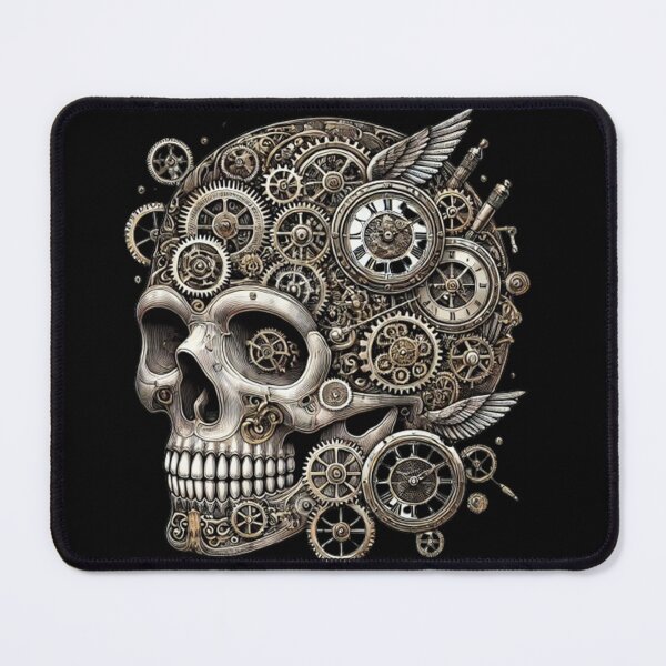Item preview, Steampunk Skull 5 designed and sold by LaNadaYFundante.