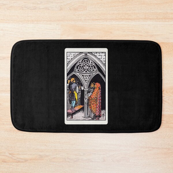 Item preview, Card #66 - Three Of Pentacles - Rider Waite Smith Tarot designed and sold by ABSTRACT-IVISM.