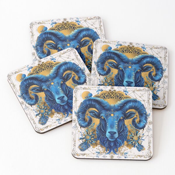 Item preview,  Celestial Aries Ram – Vibrant Astrological Art T-Shirt designed and sold by Mrrjgraphic.