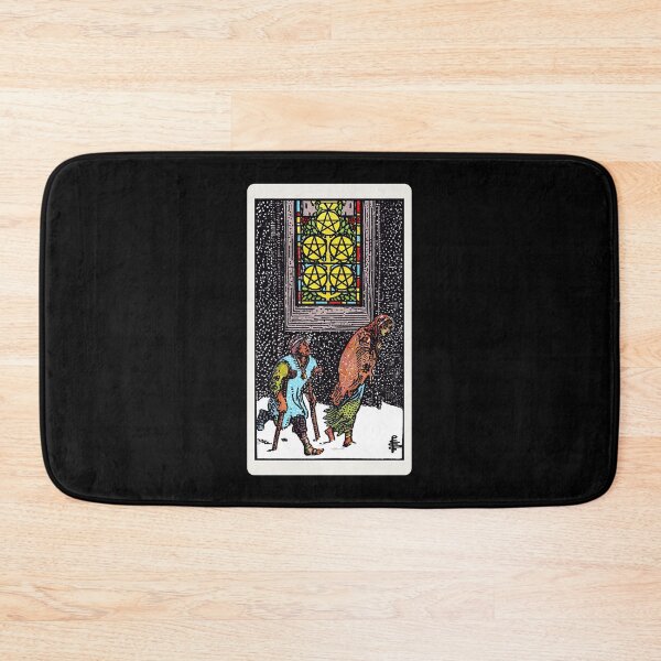 Item preview, Card #68 - Five Of Pentacles - Rider Waite Smith Tarot designed and sold by ABSTRACT-IVISM.