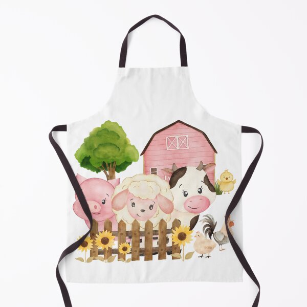Item preview, Cute watercolor farm animals , cute farm  designed and sold by Inktown.