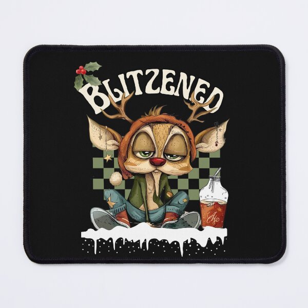 Item preview, Funny Christmas Drunk Reindeer Xmas Holidays Graphic designed and sold by MTJ-Mushrooms.