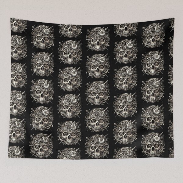 Item preview, Steampunk Skull 7 designed and sold by LaNadaYFundante.