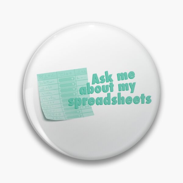 Item preview, Ask me about my spreadsheets (green) designed and sold by Meri Aisala.
