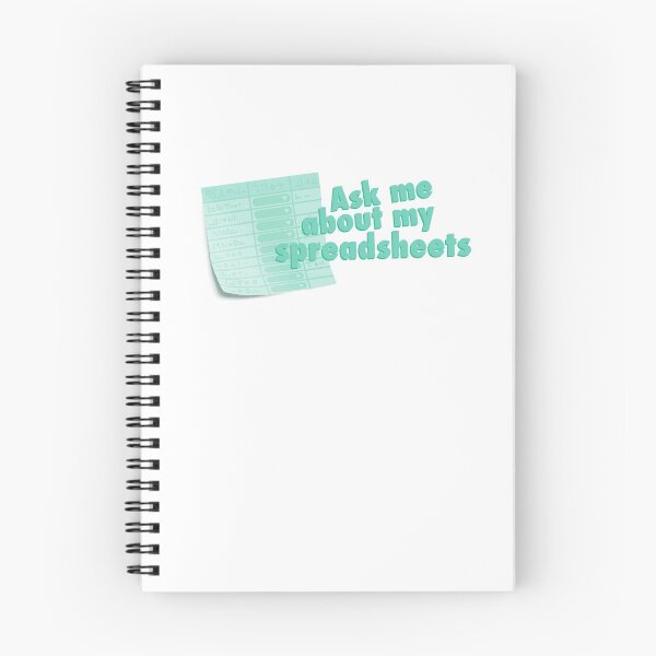 Item preview, Ask me about my spreadsheets (green) designed and sold by Meri Aisala.