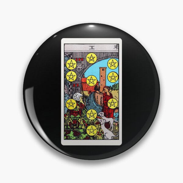 Item preview, Card #73 - Ten Of Pentacles - Rider Waite Smith Tarot designed and sold by ABSTRACT-IVISM.