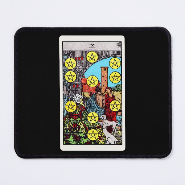 Item preview, Card #73 - Ten Of Pentacles - Rider Waite Smith Tarot designed and sold by ABSTRACT-IVISM.