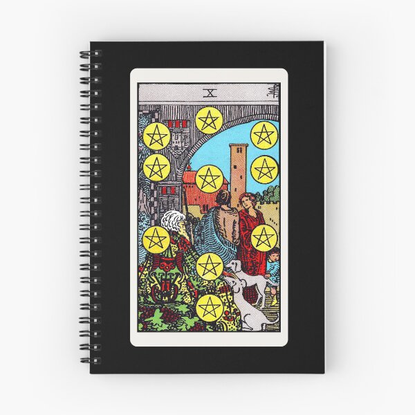 Item preview, Card #73 - Ten Of Pentacles - Rider Waite Smith Tarot designed and sold by ABSTRACT-IVISM.