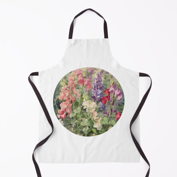 Item preview, Art Nouveau Inspired Sweet Pea Flowers designed and sold by DarlaEdnaFleur.