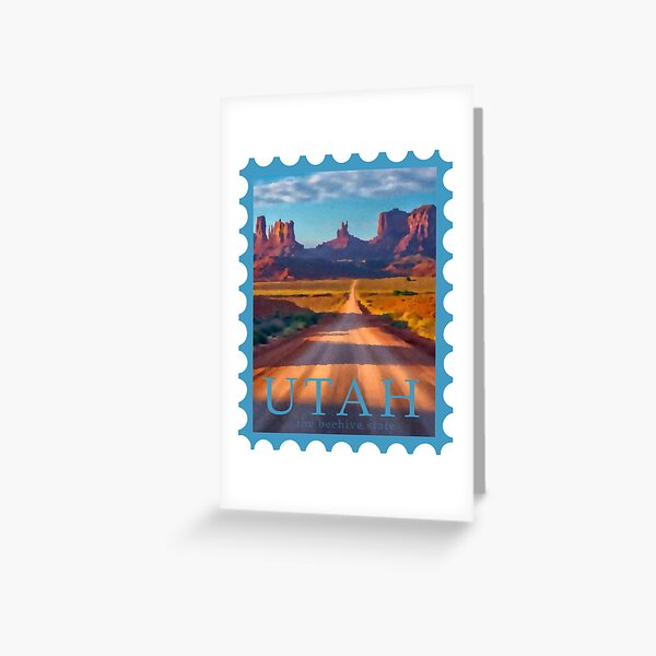 Artikel-Vorschau von Utah-Briefmarke, designt und verkauft von katefunk4.