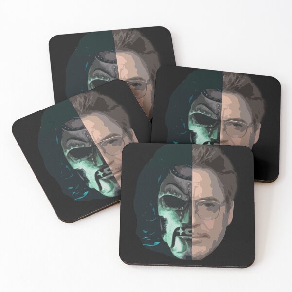 Item preview, robert downey jr dr doom sticker designed and sold by DeSaings.