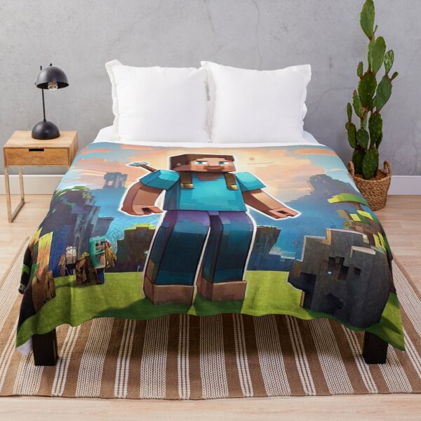 Vista previa del artículo con la obra «Minecraft realista Steve», diseñado y vendido por AI-Knight.