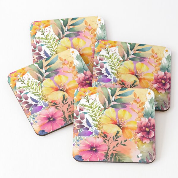 Item preview, Flower Medley Botanical Floral Pattern designed and sold by Tammy Marie Russell.