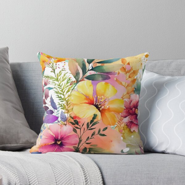 Artikelvorschau, Blumenmedley Botanisches Blumenmuster entworfen und verkauft von Tammy Marie Russell.