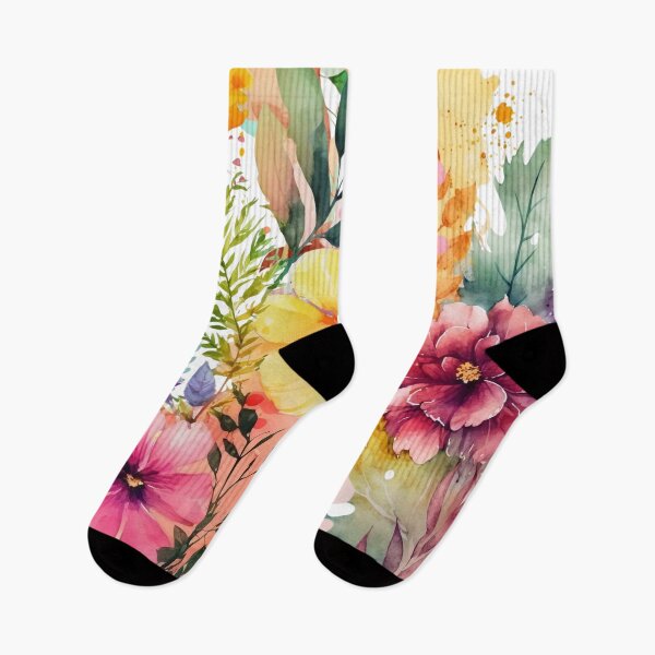 Item preview, Flower Medley Botanical Floral Pattern designed and sold by Tammy Marie Russell.