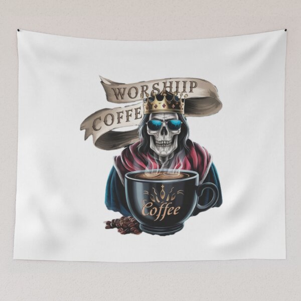 Item preview, Humorous Worship Coffee Classic T-Shirt designed and sold by DarBYZimb.
