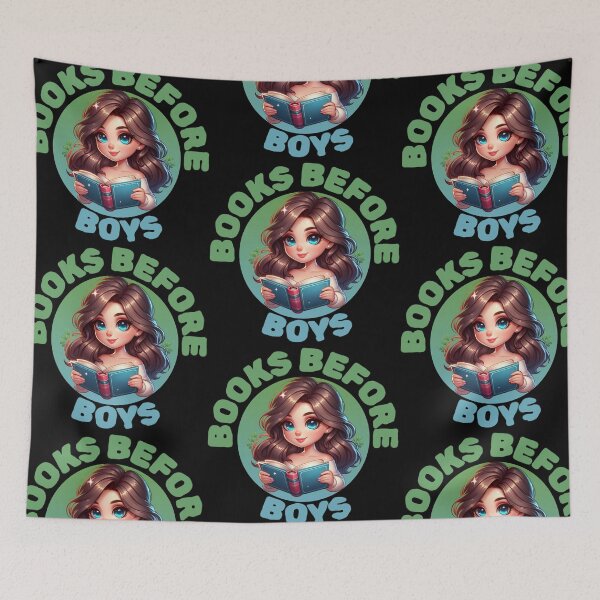 Item preview, Books Before Boys designed and sold by Ashley Krautter.