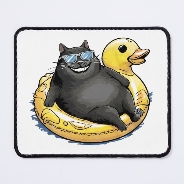 Item preview, Fat Cat summer relax designed and sold by tee-blah-blah.