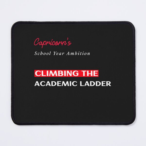 Item preview, Capricorn's School Year Ambition - Climbing the Academic Ladder designed and sold by AKreation.