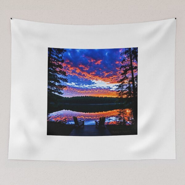 Item preview, Sunrise on the Lake designed and sold by trailsitravel.