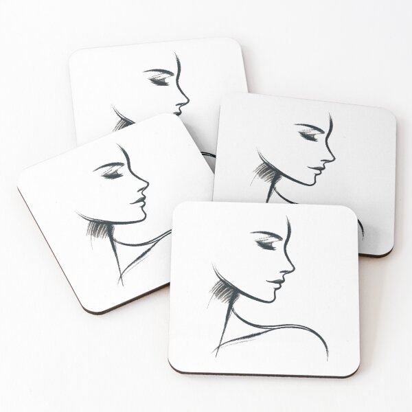 Item preview, Charcoal woman silhouette designed and sold by FusiTink.