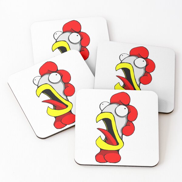 Item preview, The Amazing Astonishing Astounded Chicken Head designed and sold by Jon-Dueck-Art.