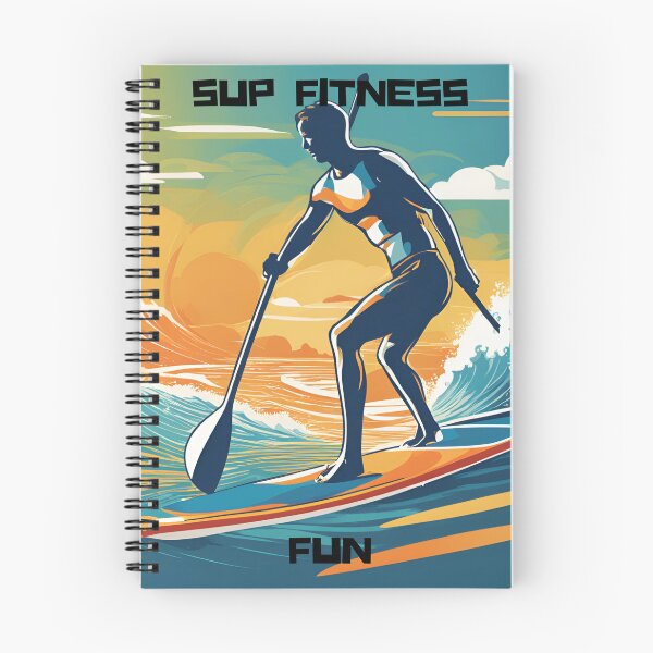 Artikelvorschau, Energiegeladener Paddleboarder in Aktion entworfen und verkauft von Flakes14.